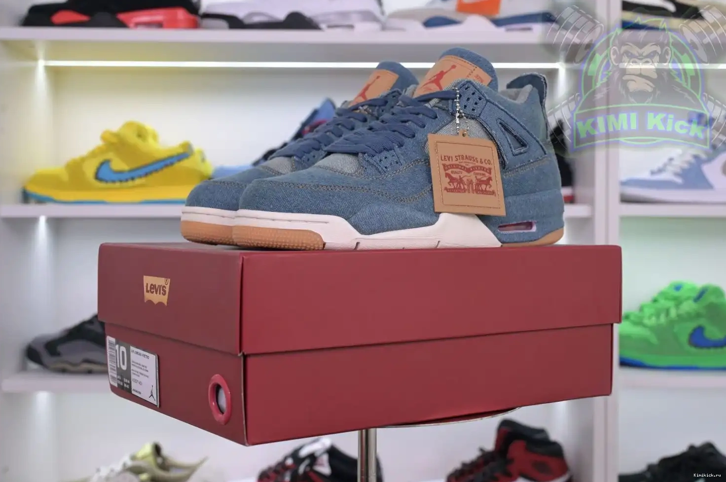 Jordan Air denim 4 retro levis Jordan Kimikick 0425
